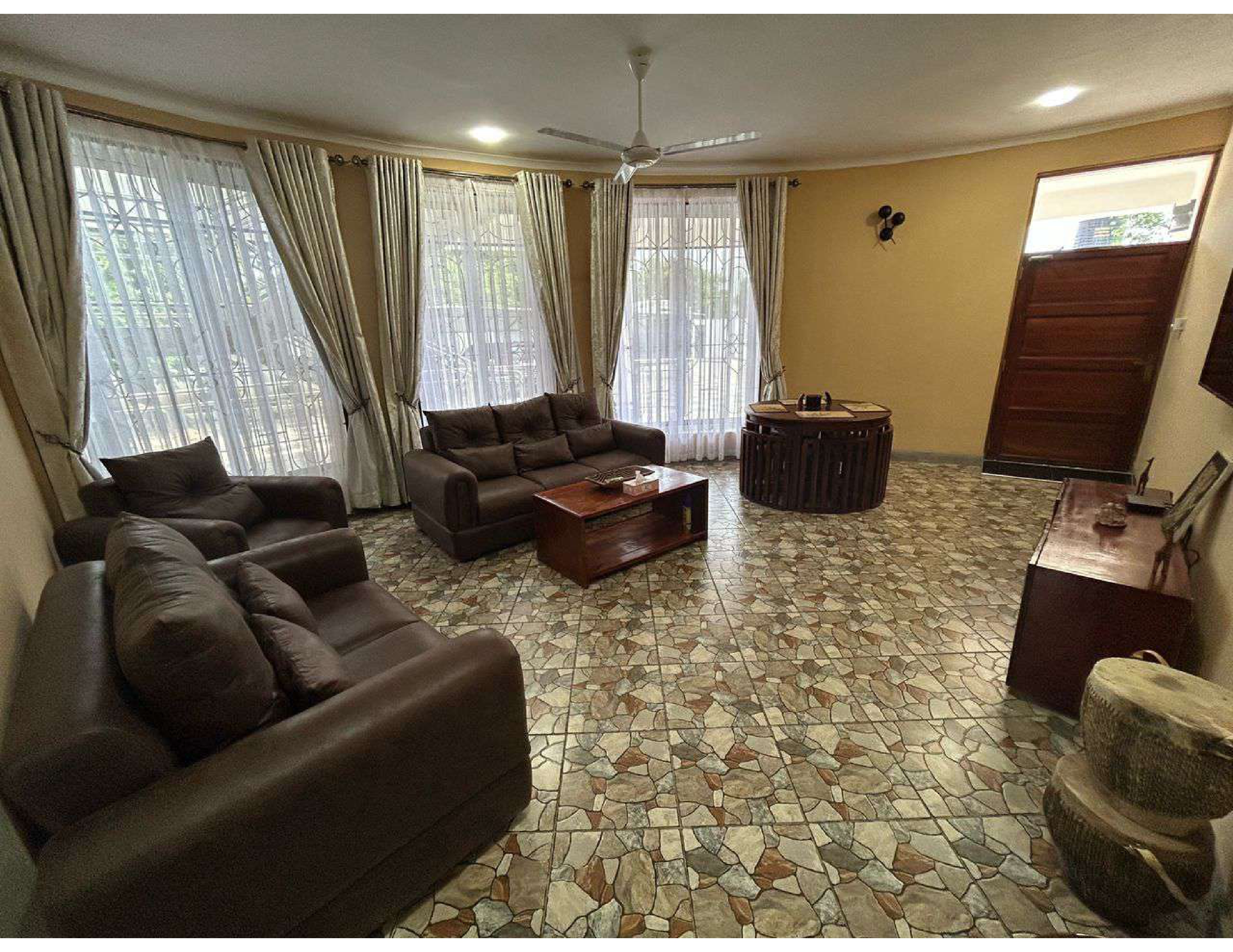 Spacious family suite with elegant interior